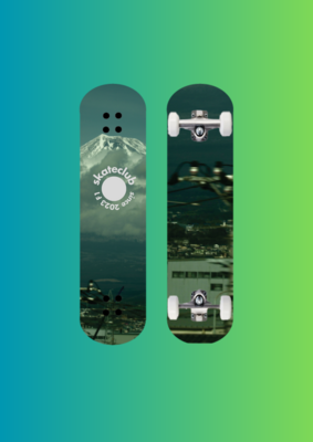Mountain In The Mist Skateboard