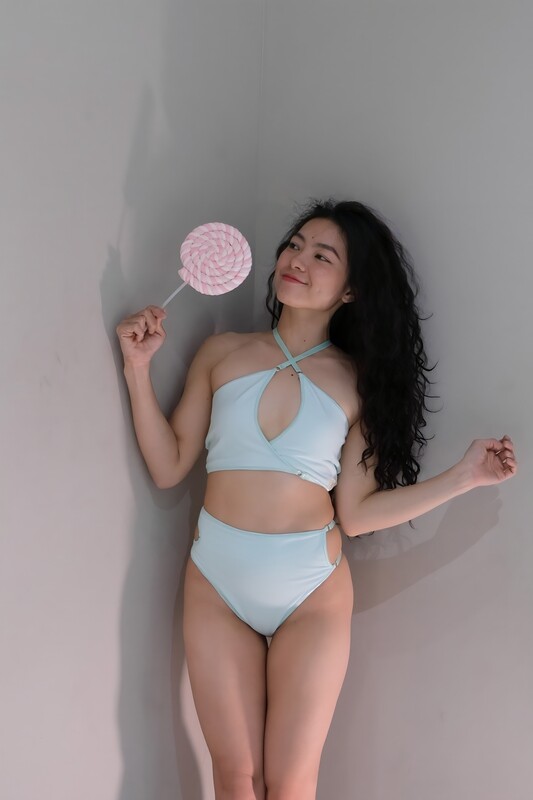 Marshmallow Aqua Mint - Top