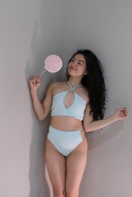 Marshmallow Aqua Mint - Top