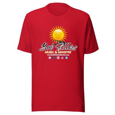 SONshine Logo Unisex T-shirt (front print only) - BRIGHT colors