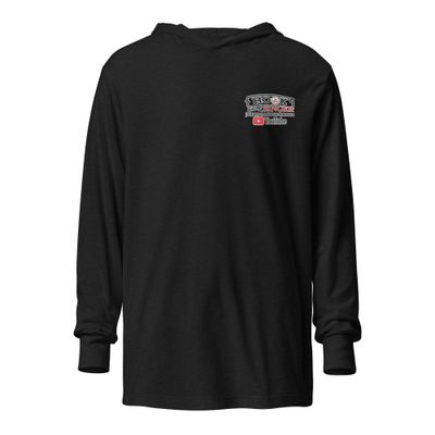 Hook Line &amp; Singer Logo (Front &amp; Back) Hooded long-sleeve tee