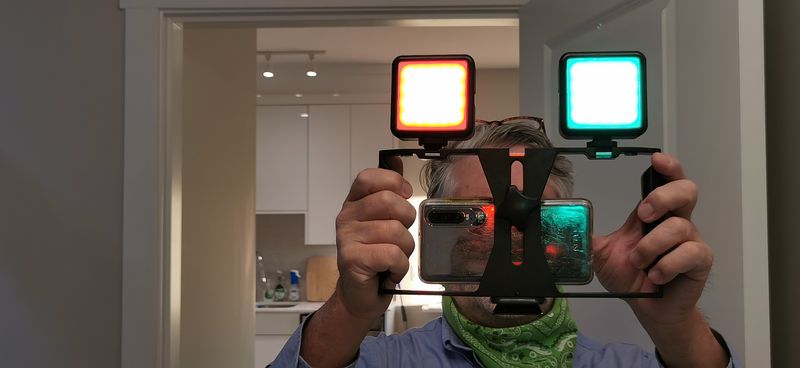 Portable Mini RGB LED Video light
