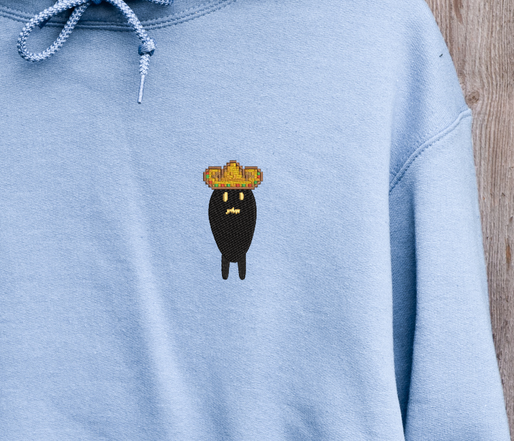 Krobus is a cowboy hoodie