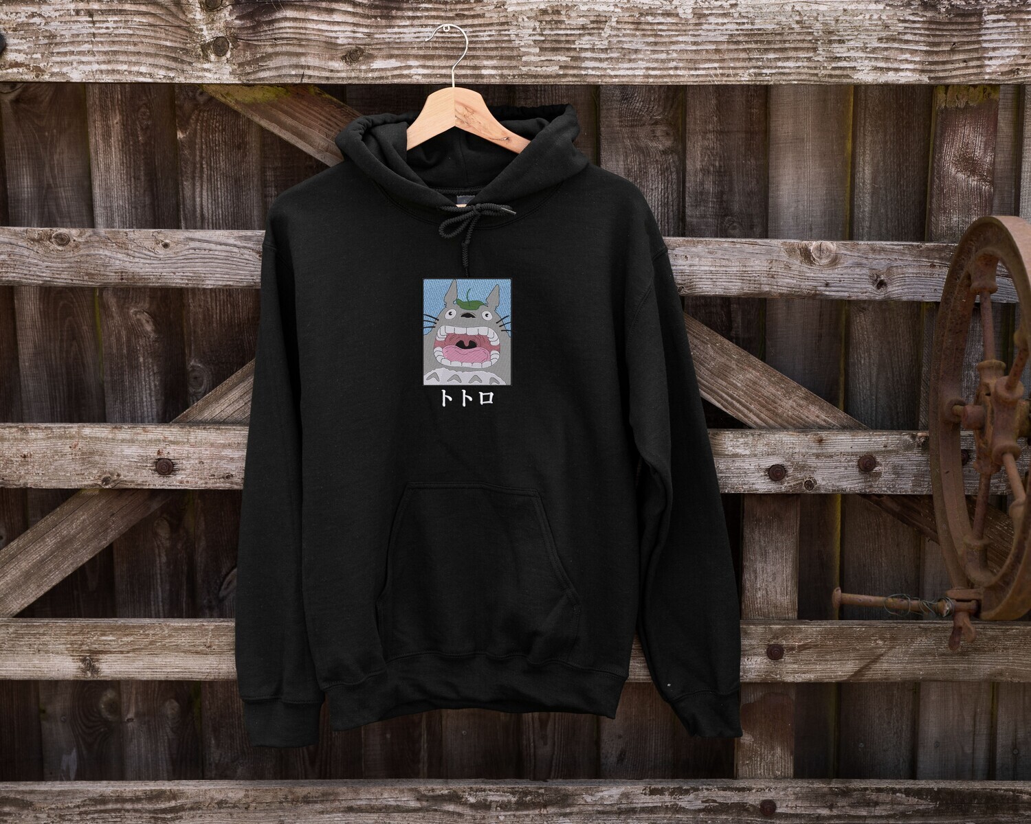 My Neighbor embroidered hoodie