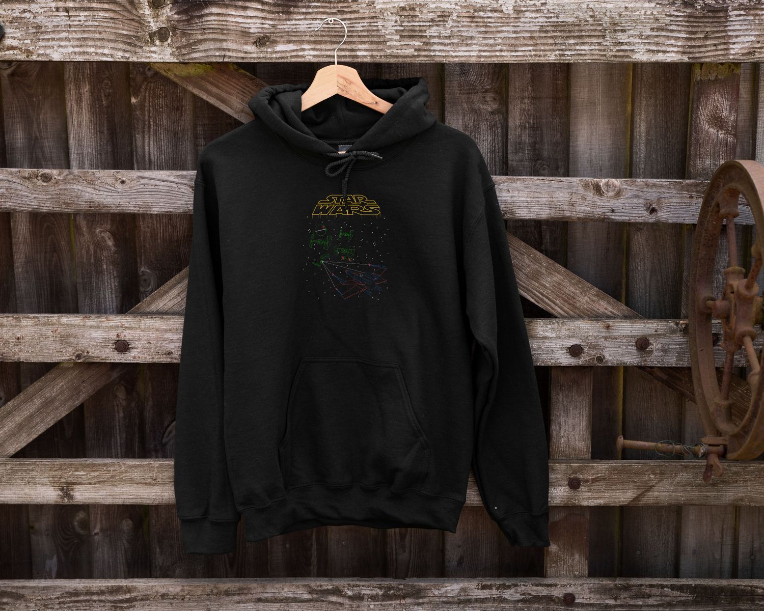 Star Wars Atari Cover Embroidered Hoodie
