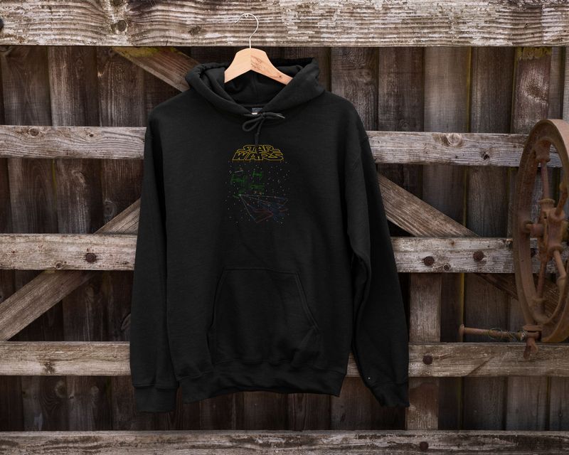 Star Wars Atari Cover Embroidered Hoodie