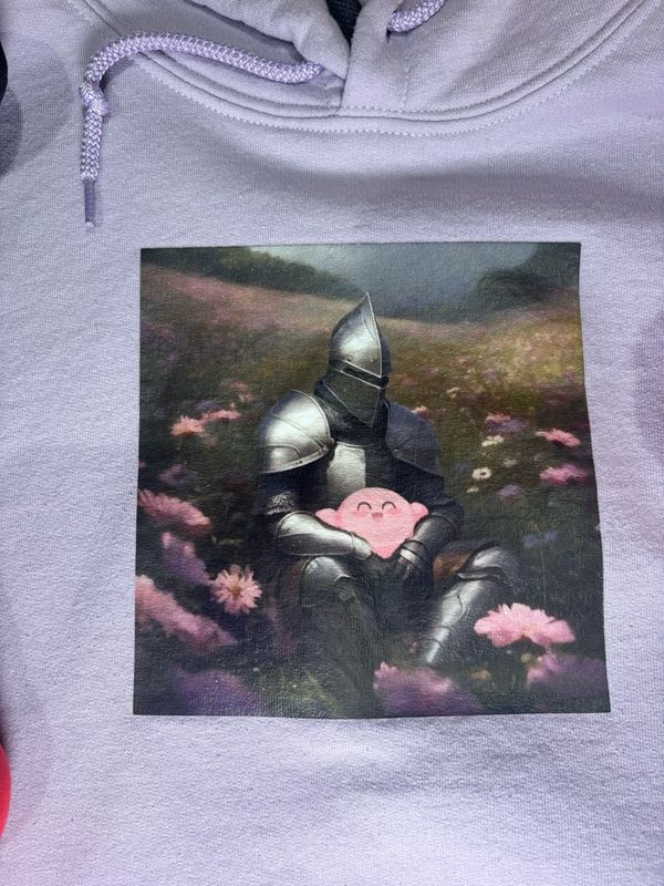 Knight Holding A Kirb