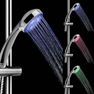 Multi Color Changing Led Shower Head/ Three color variant