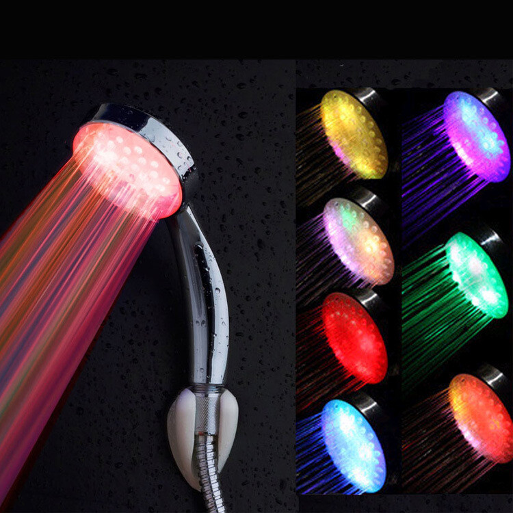 Multi Color Changing Led Shower Head/ Three color variant