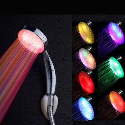 Multi Color Changing Led Shower Head/ Three color variant