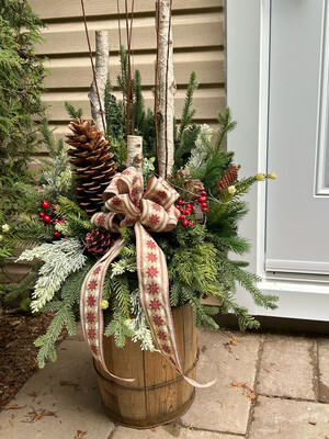 Arrangement dans un baril