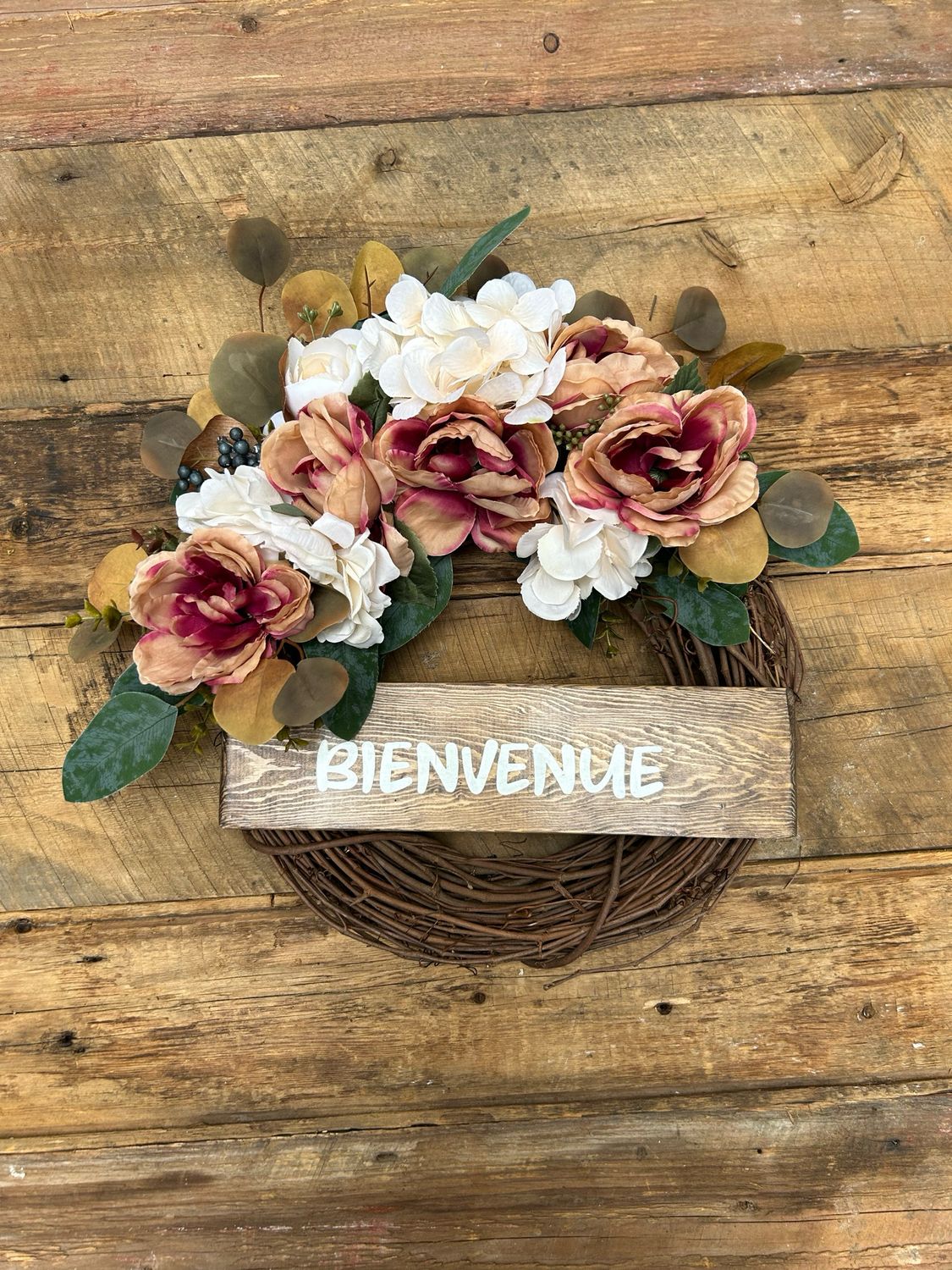 Autumn flower crown
