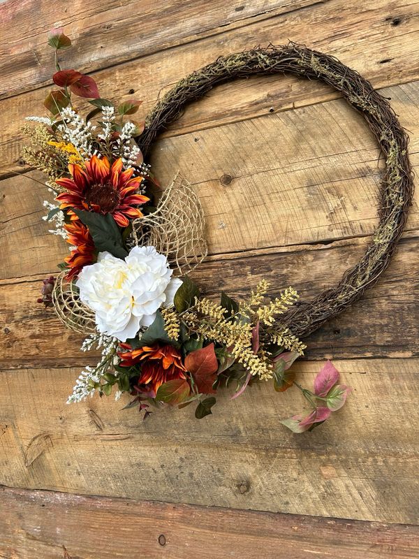 Foam Autumn Wreath