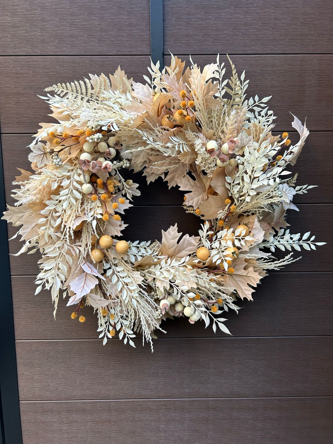 Couronne d’automne style Boho 