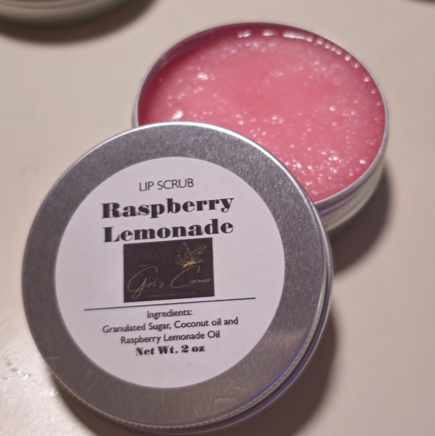 Raspberry Lip Scrub