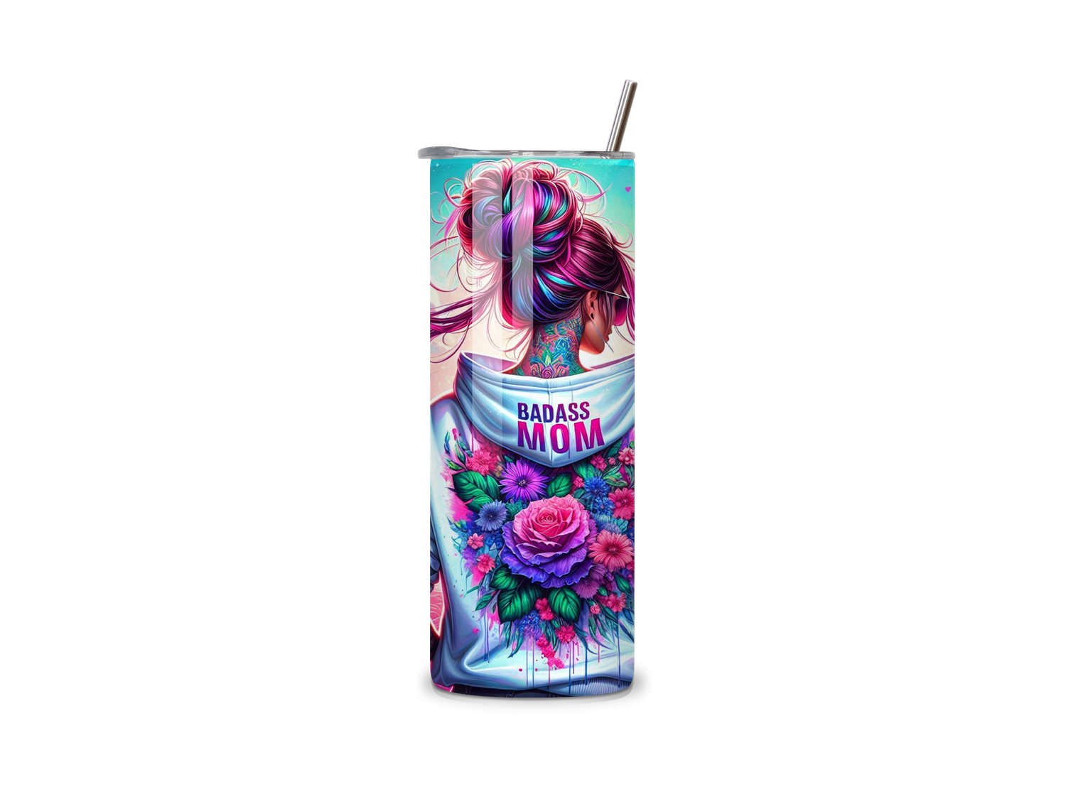 Bad Ass Mom 20 oz Tumbler