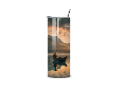 Man fishing 20oz tumbler