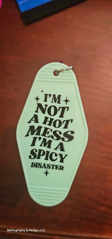 Spicy Disaster Key Chain