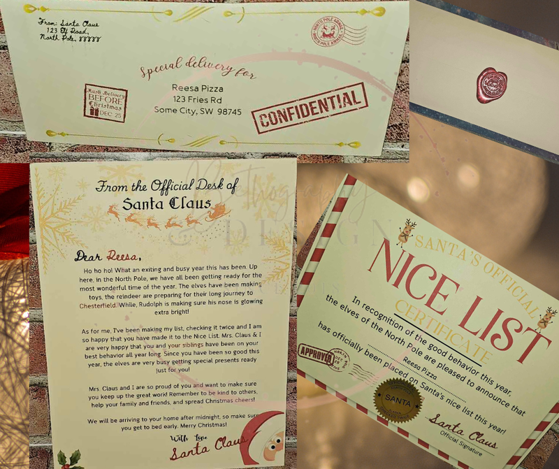 Custom Santa Letter Bundle Custom Santa Letter Bundle