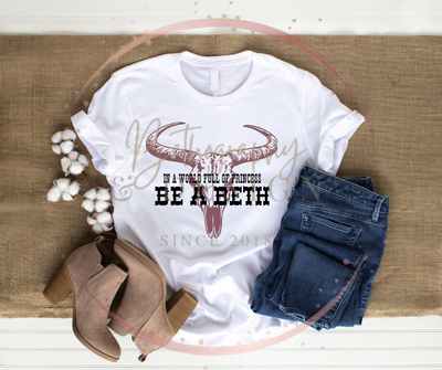 &quot;Be a Beth&quot; Western tee