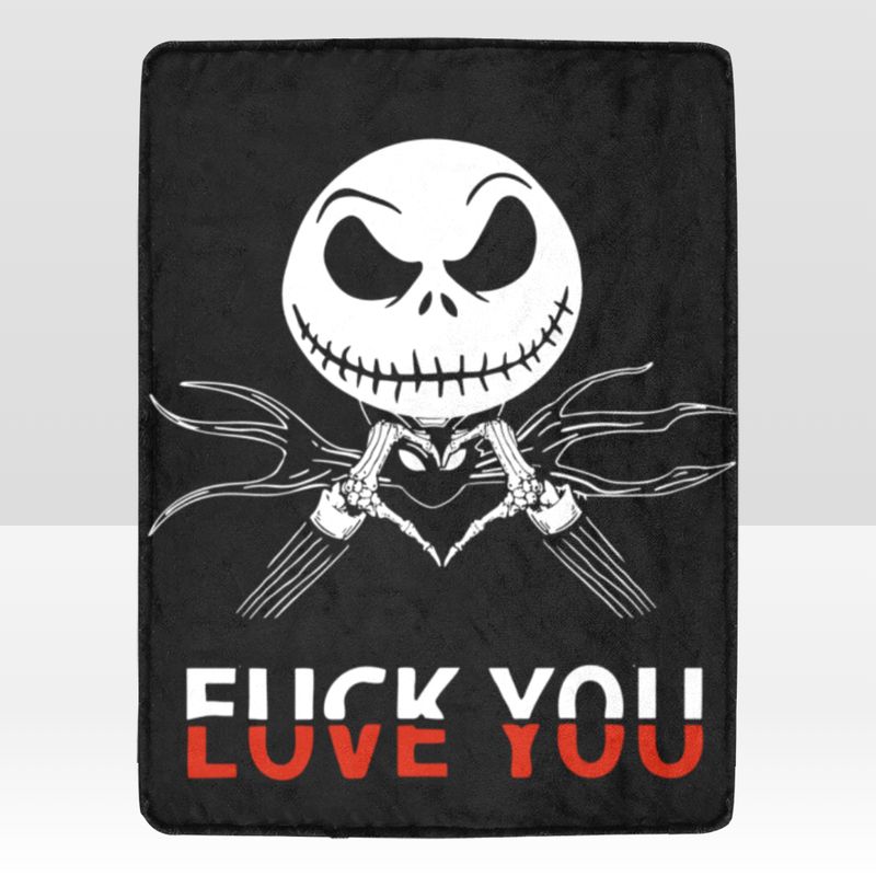 🖤 Ultra-Soft Micro Fleece Blanket – “Love You Anyway” Design (60"x80")