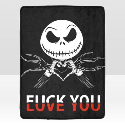 🖤 Ultra-Soft Micro Fleece Blanket – “Love You Anyway” Design (60&quot;x80&quot;)