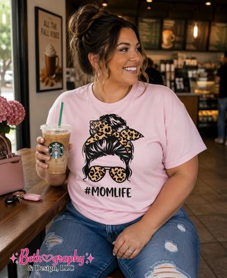 🐆 Mom Life Graphic Apparel
