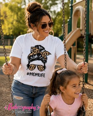🐆 Mom Life Graphic Apparel
