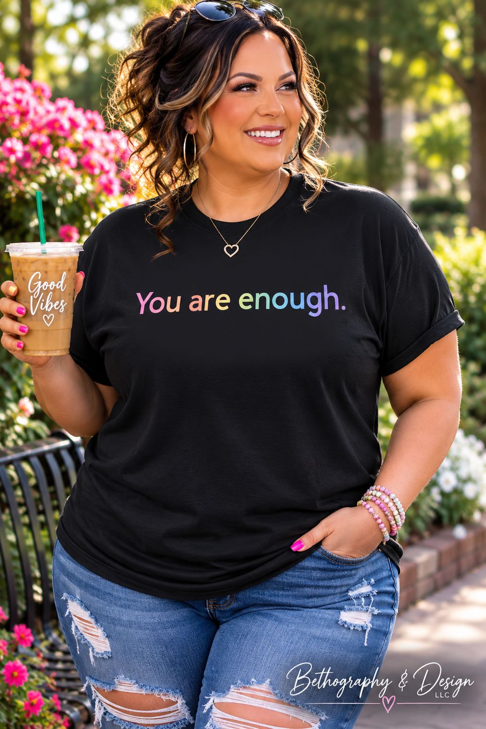 Dear Person Behind Me – You Are Enough Inspirational Graphic Apparel Dear Person Behind Me – You Are Enough Inspirational Graphic Apparel