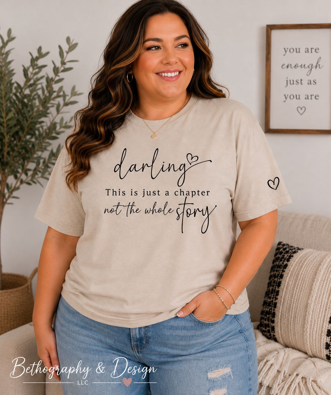 Darling, This Is Just a Chapter Inspirational Graphic Apparel