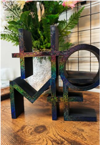 HOME Decorative Shelf Sign