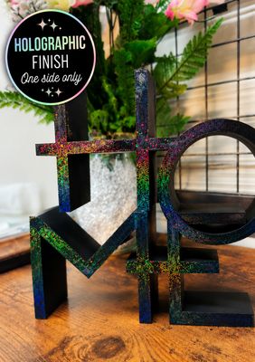 3D Printed Freestanding HOME Decorative Shelf Sign
