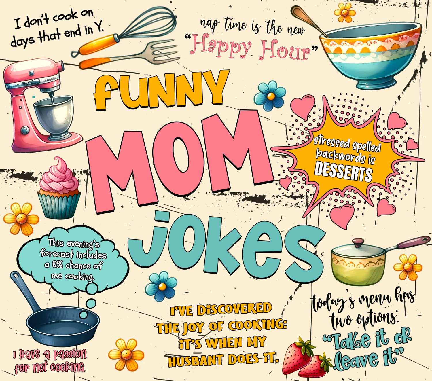 Funny Mom Jokes 20oz Tumbler