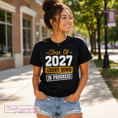 Class of 2027 Countdown in Progress Graduation Apparel