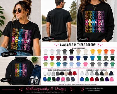 Senior Class of 2027 Stacked Color Block