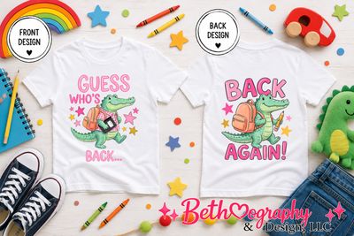 🧡 Guess Who's Back Collection | Youth Back-to-School Shirt