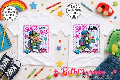 🧡 Guess Who's Back Collection | Youth Back-to-School Shirt
