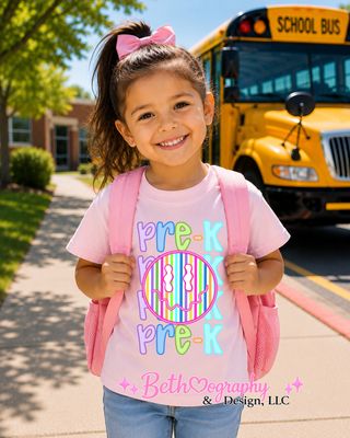 Personalized "First Day of School" Grade Shirt