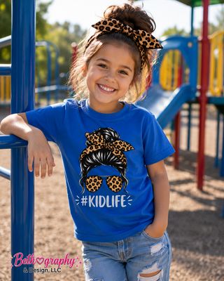 🐆 Kid Life Graphic Apparel