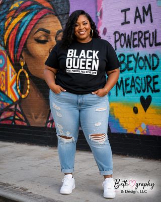 Black Queen "Most Powerful Piece in the Game" Graphic Apparel | T-Shirt, Sweatshirt & Hoodie