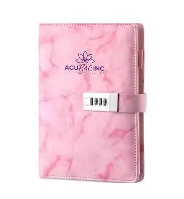 Diary with combination lock