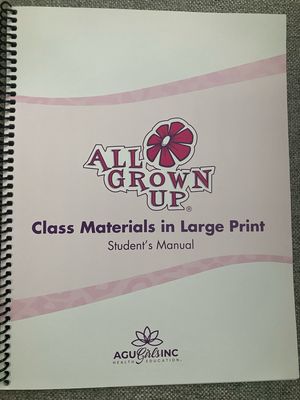 All Grown Up Puberty Curriculum For The Blind