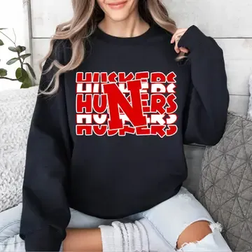 Black Huskers N Crewneck
