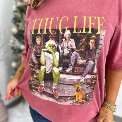 &quot;Thug Life&quot; Graphic Tee