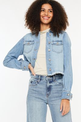 Distressed Denim Jacket
