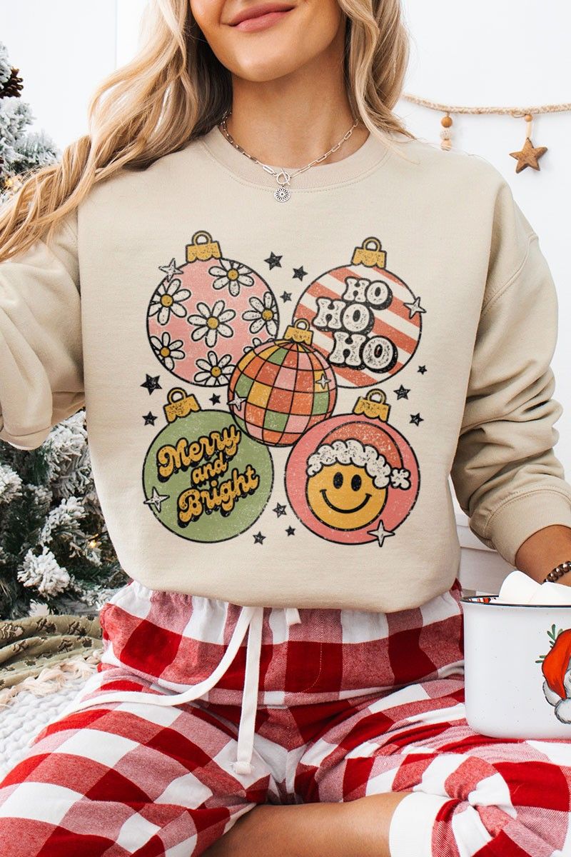 Retro Ornament Holiday Sweatshirt