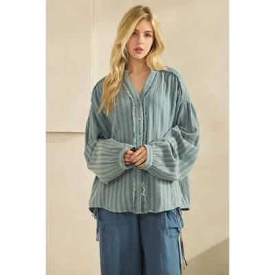 Texie Gauxe Button Down