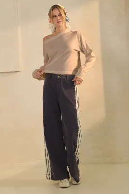 Acid Washed Dot Denim