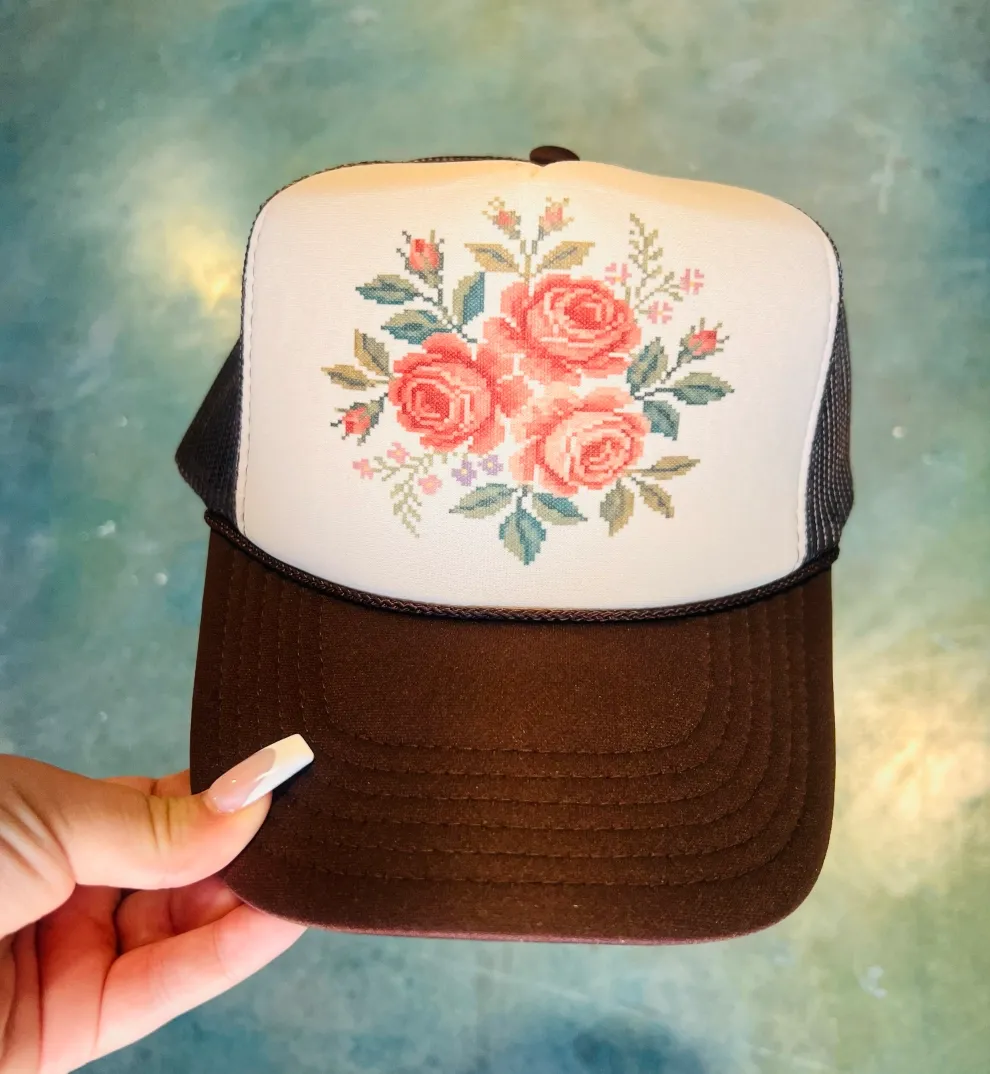 Vintage Rose Hat