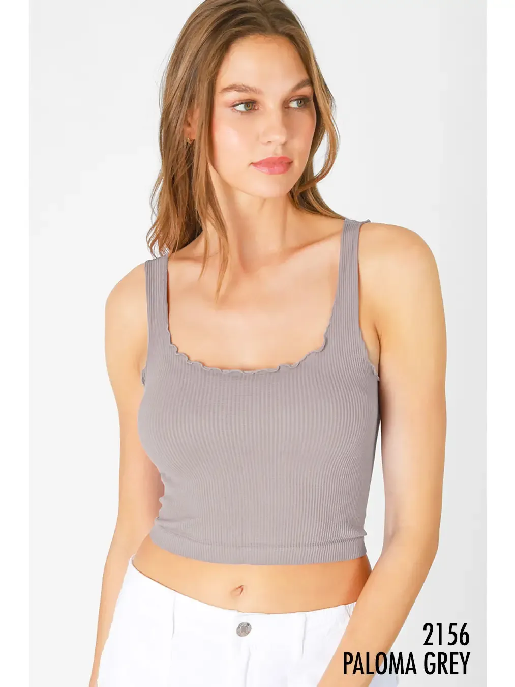 Lettuce Edge Crop Top